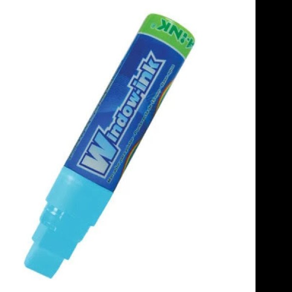 MARCADOR PVIDRIO EX. GRUESO WINDOW-INK AZUL PASTEL12360